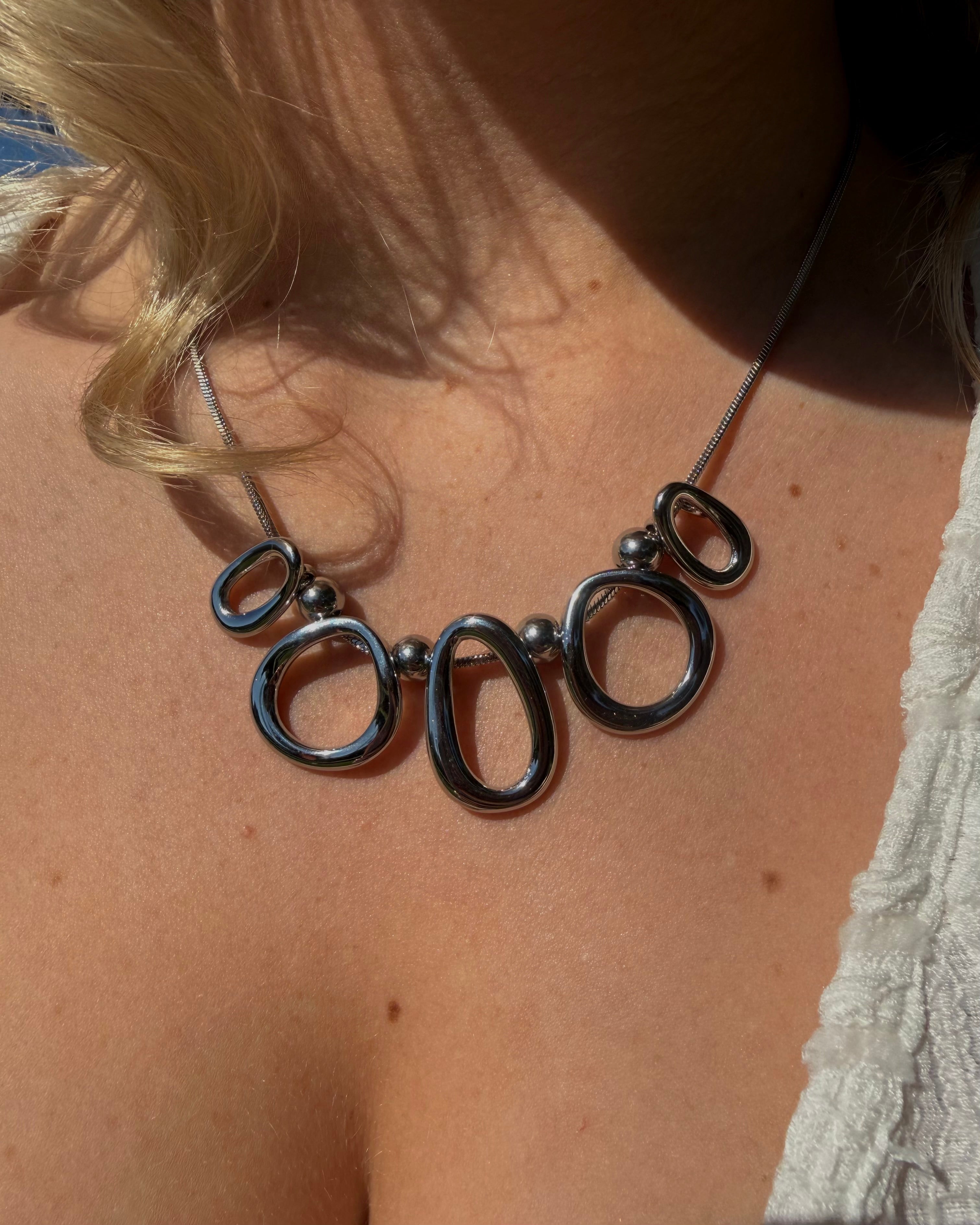 Collier AURORE argenté