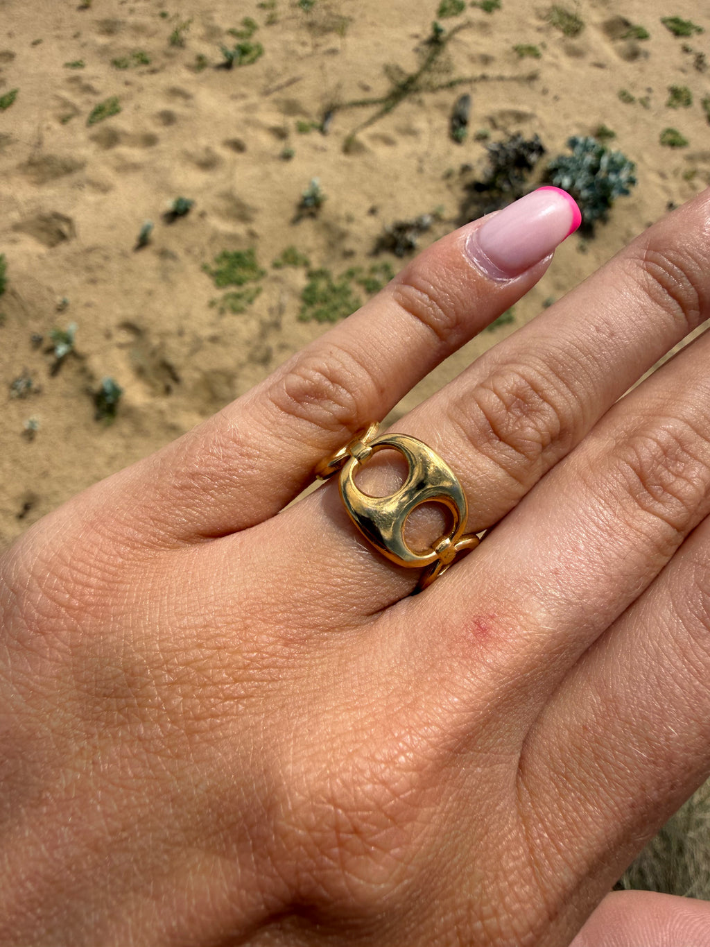 bague leonie doré