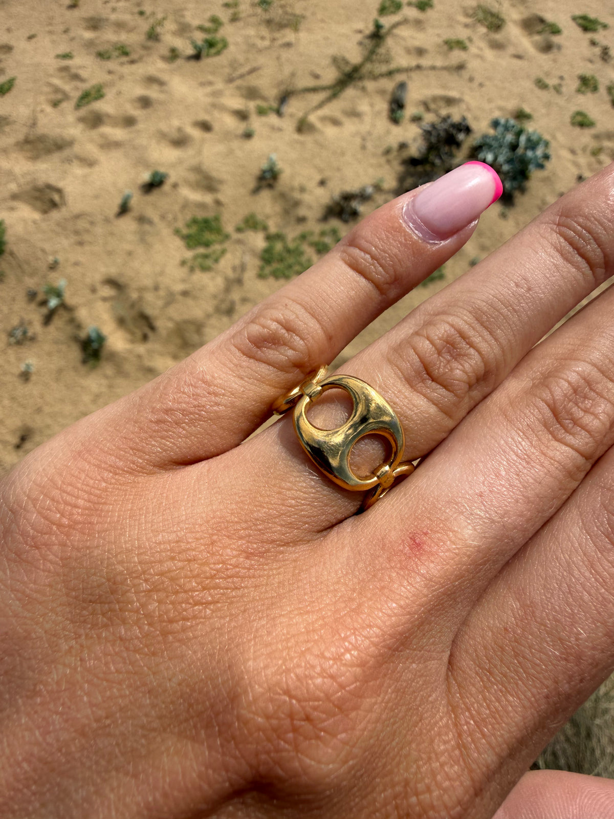 bague leonie doré