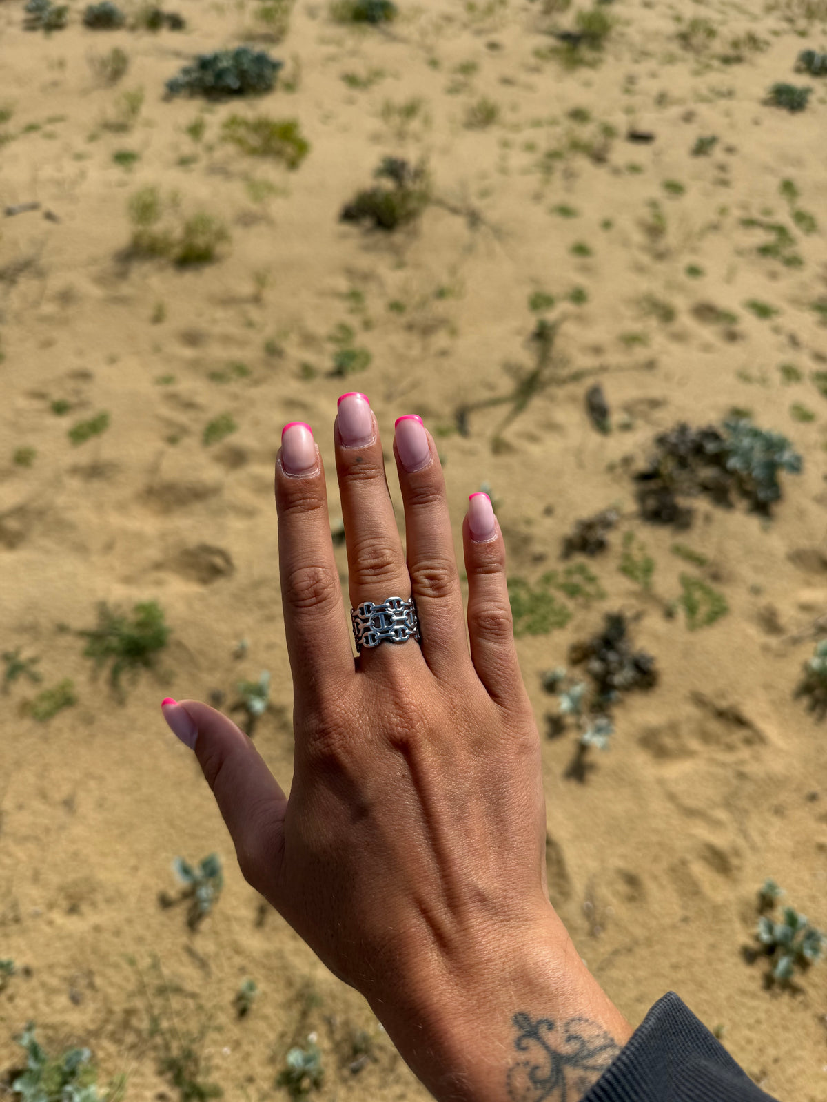 bague ninon argenté