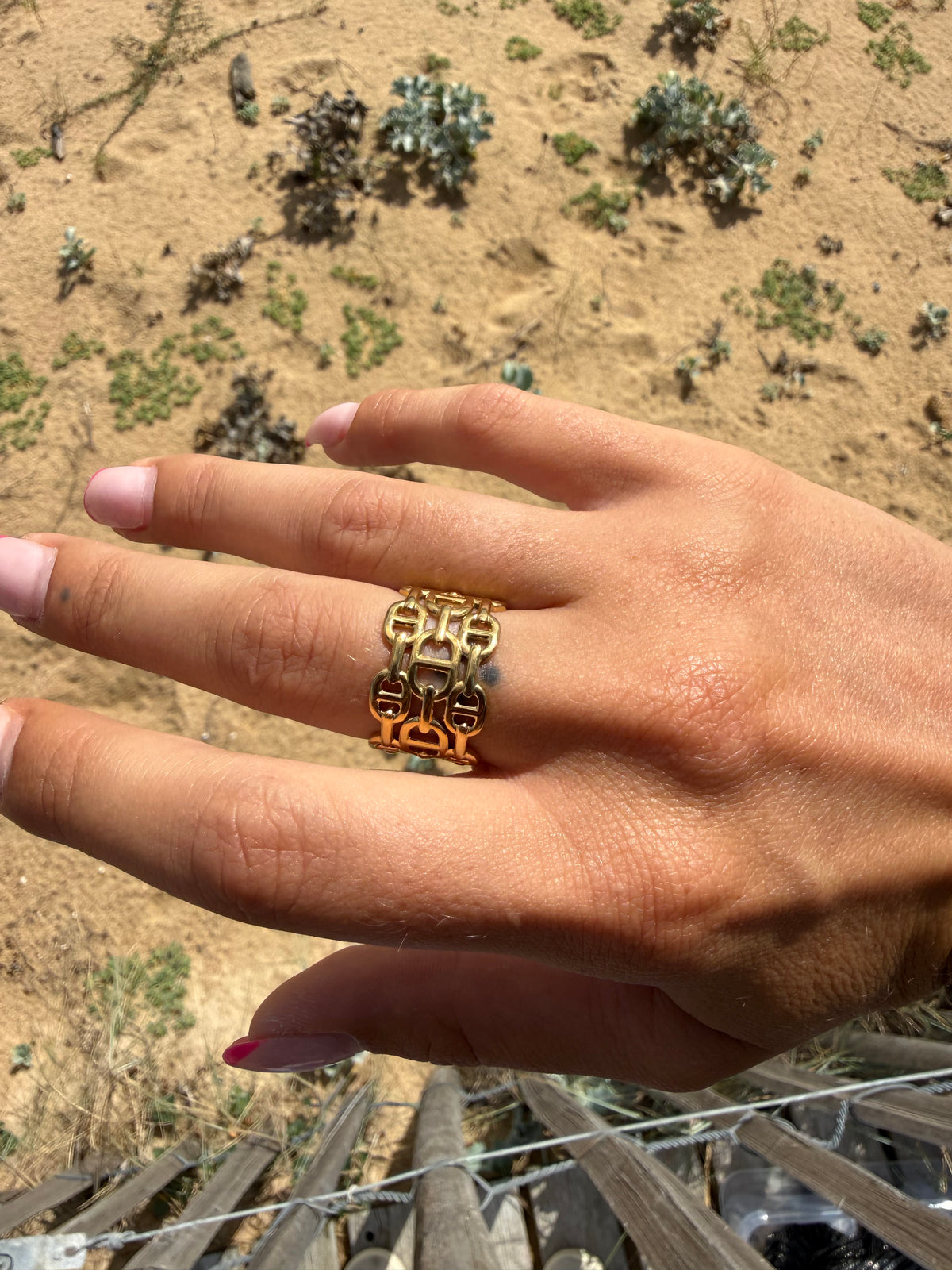 bague ninon doré