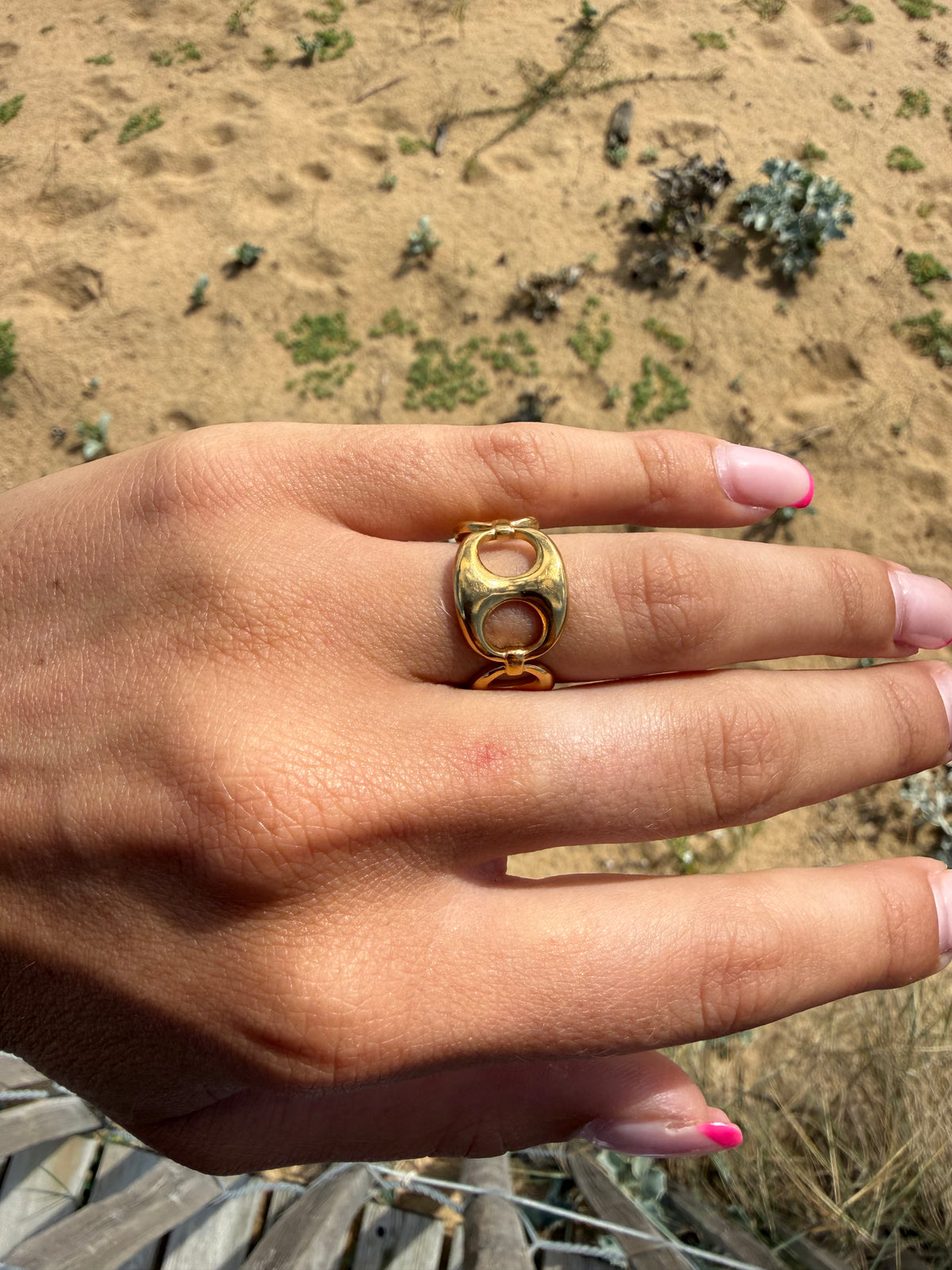 bague leonie doré