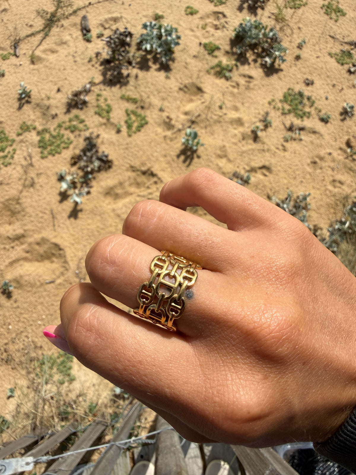 bague ninon doré