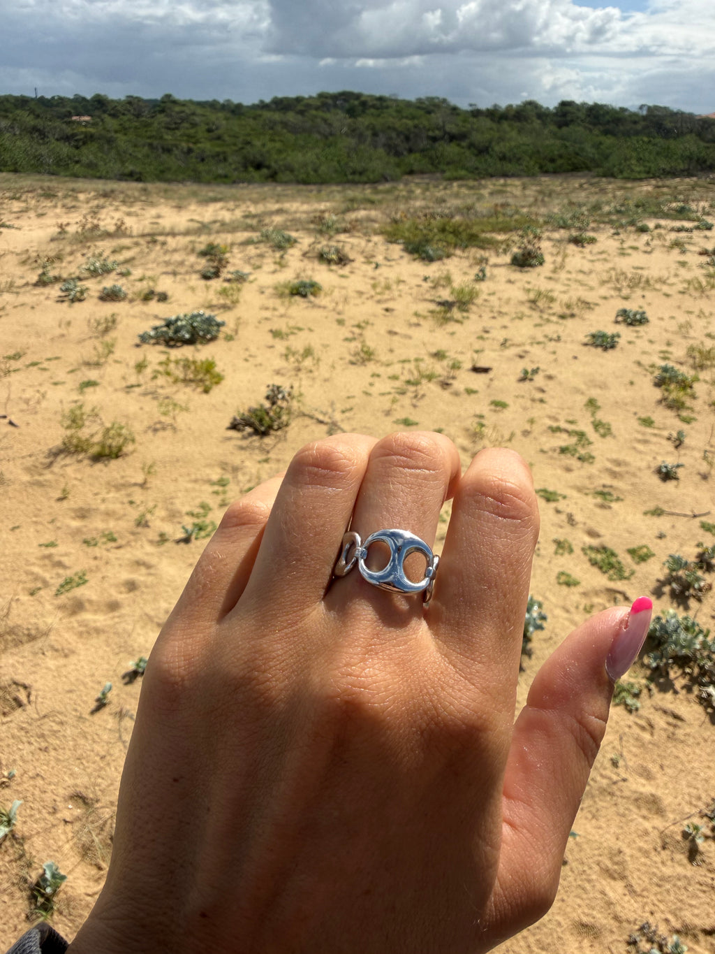 bague leonie argenté