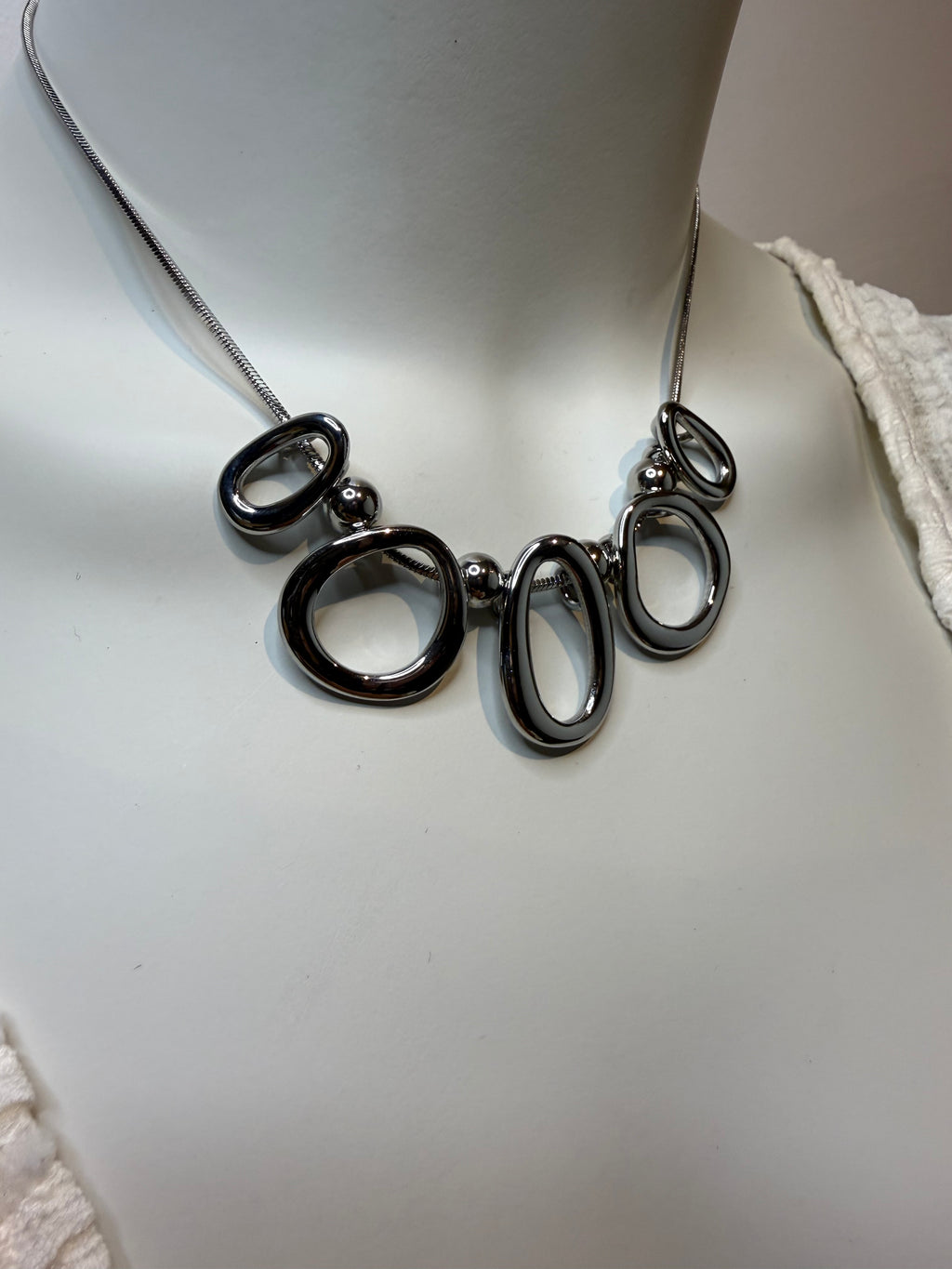 Collier AURORE argenté