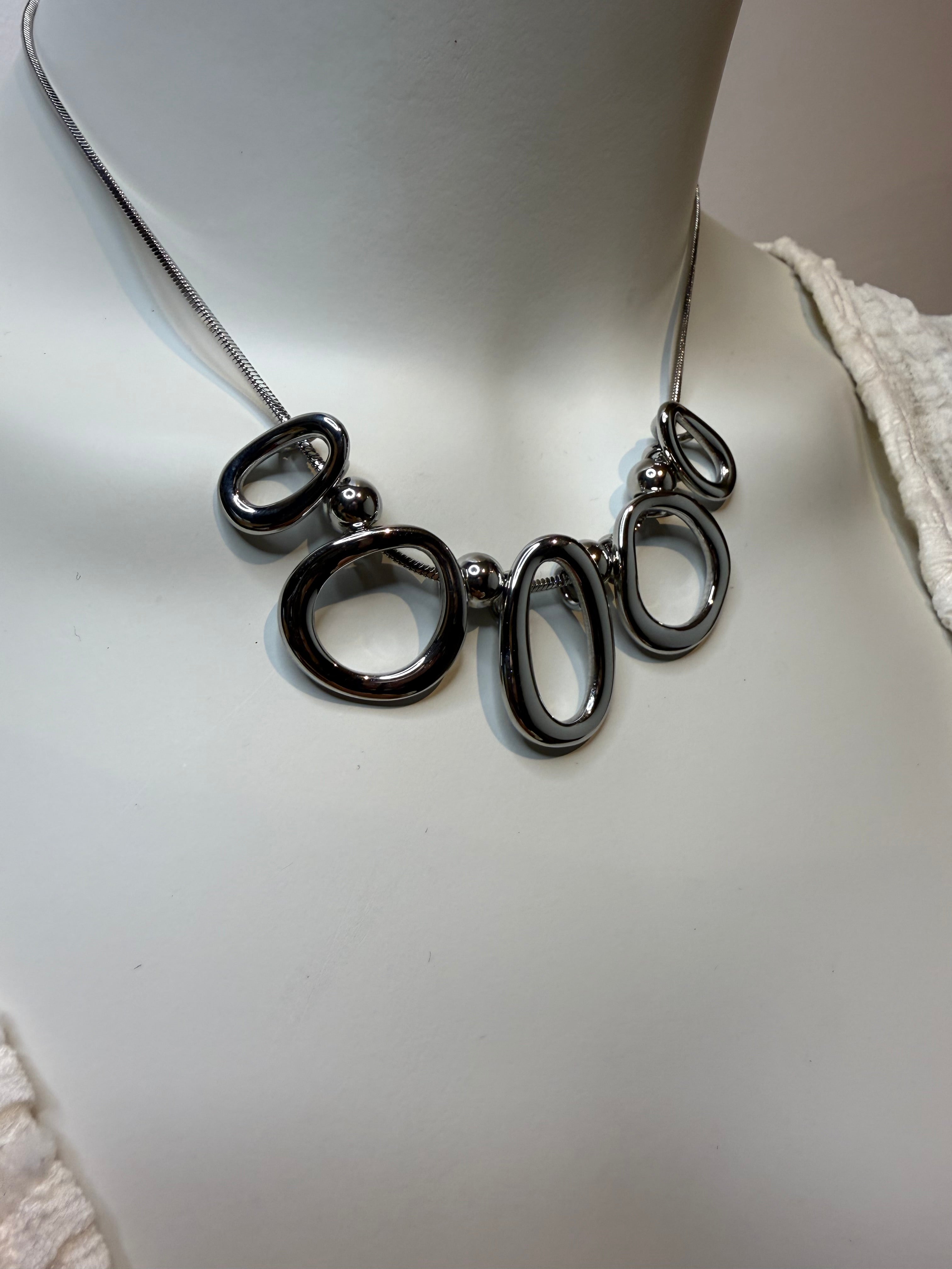 Collier AURORE argenté