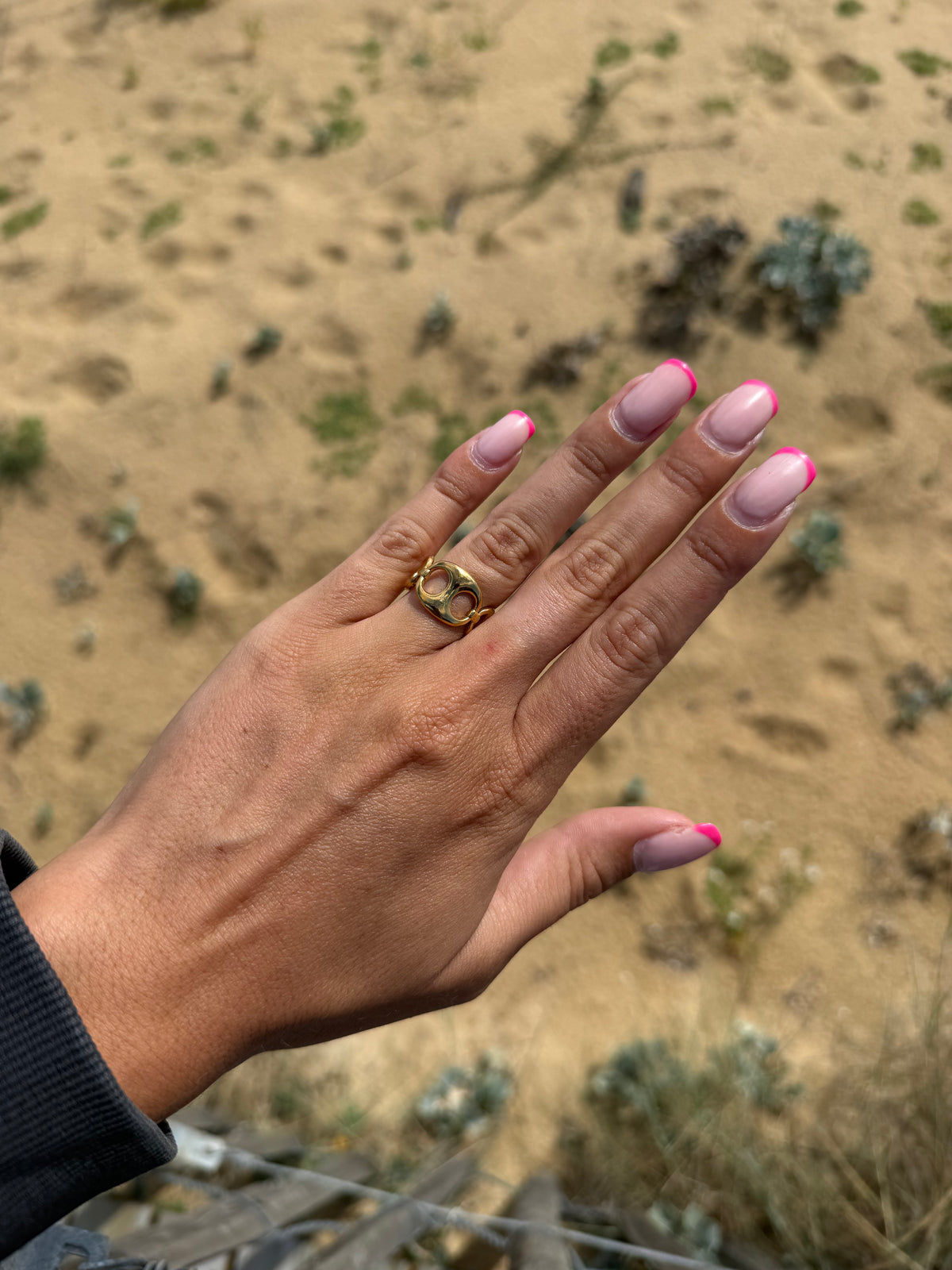 bague leonie doré