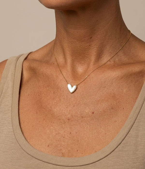 collier tendresse doré