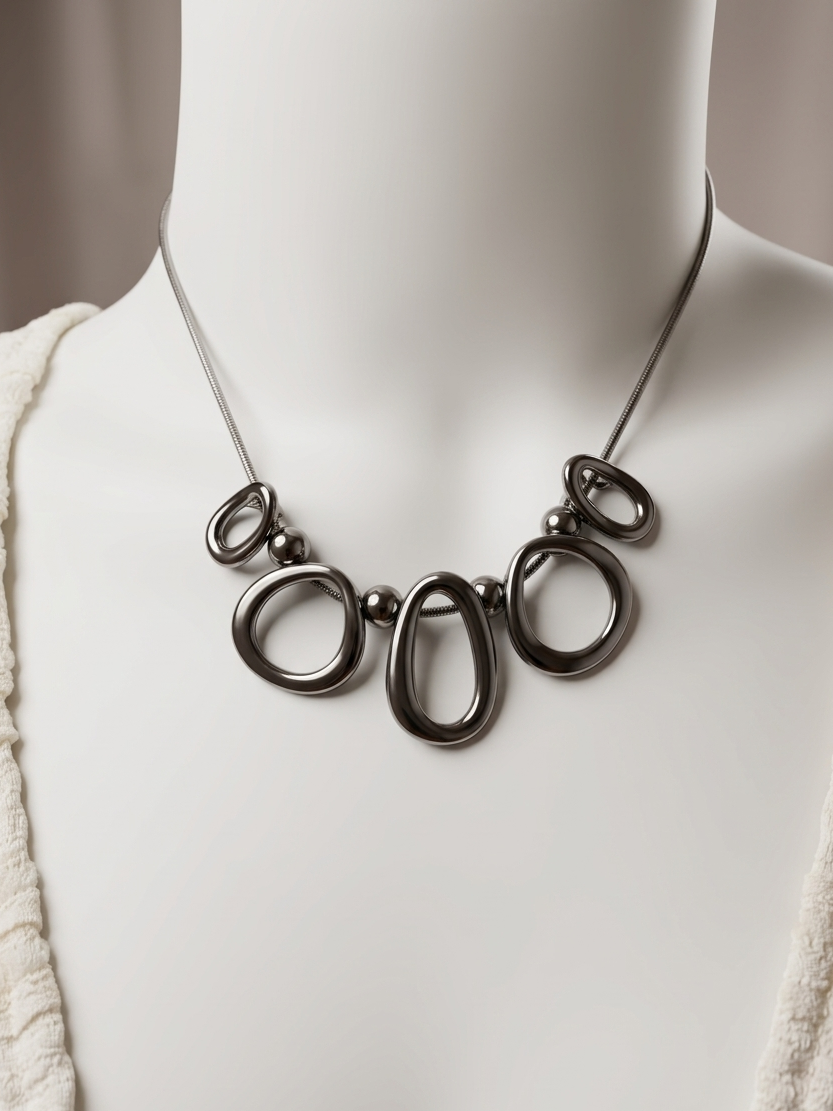 Collier AURORE argenté