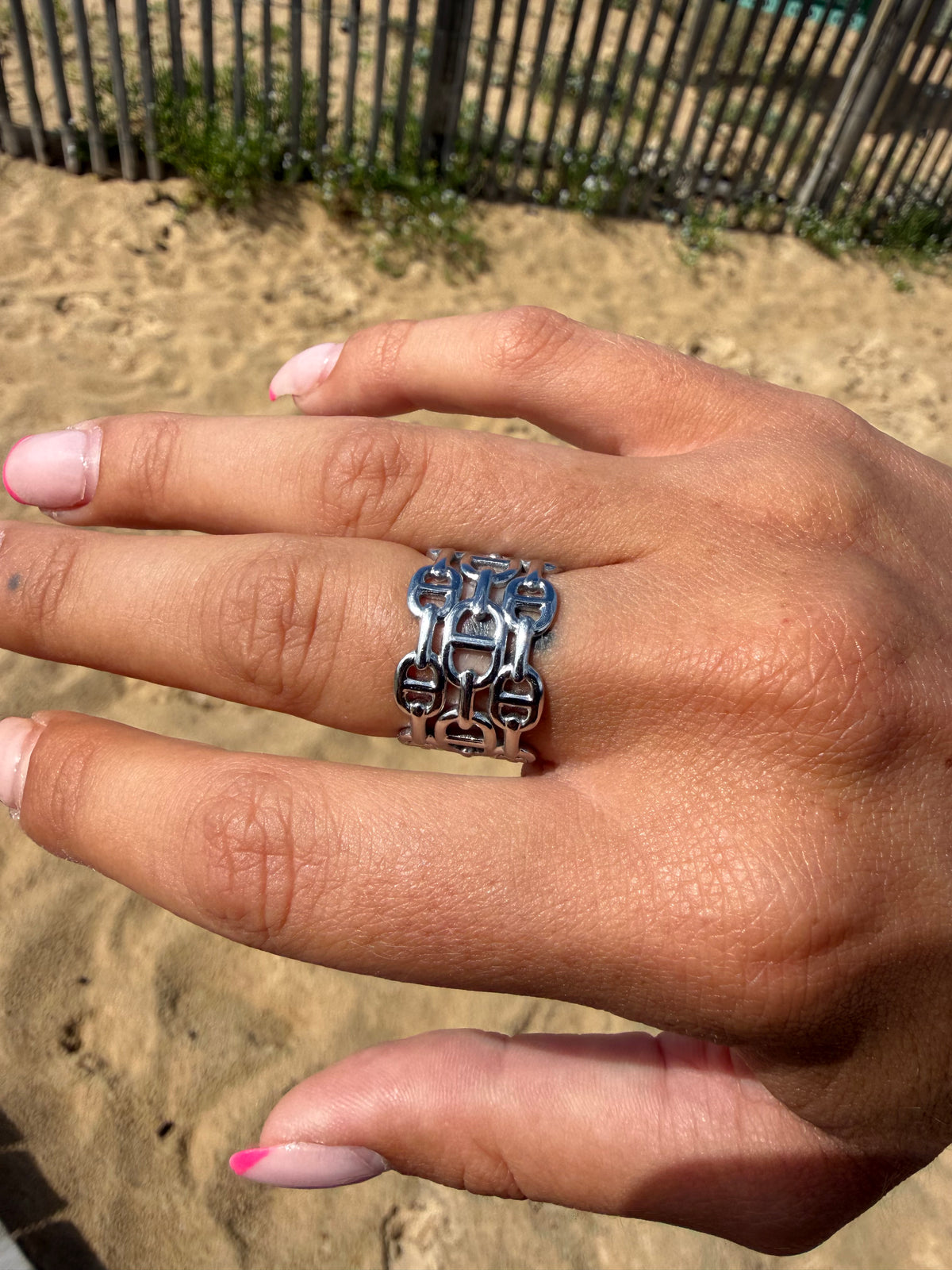 bague ninon argenté