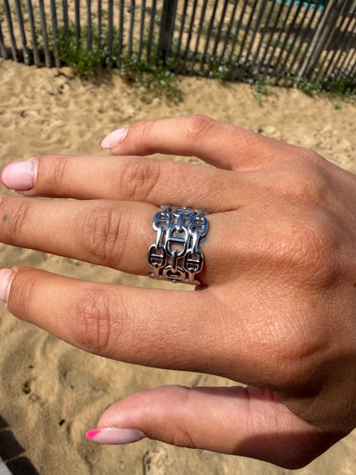 bague ninon argenté