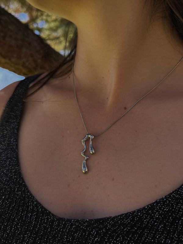 Collier AIMÉE argenté
