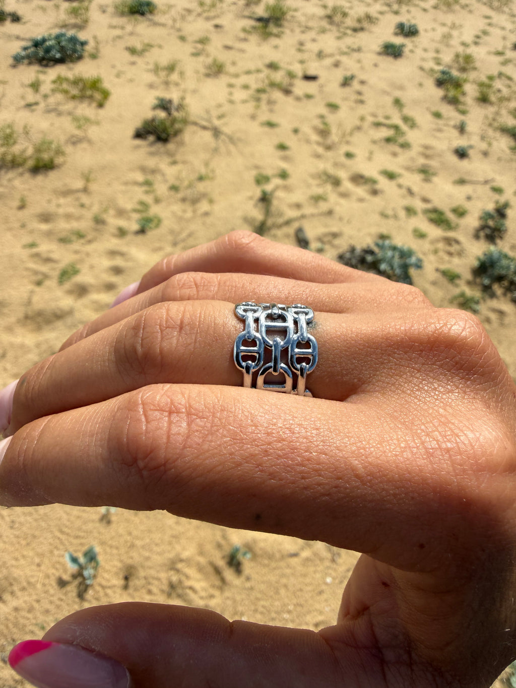 bague ninon argenté