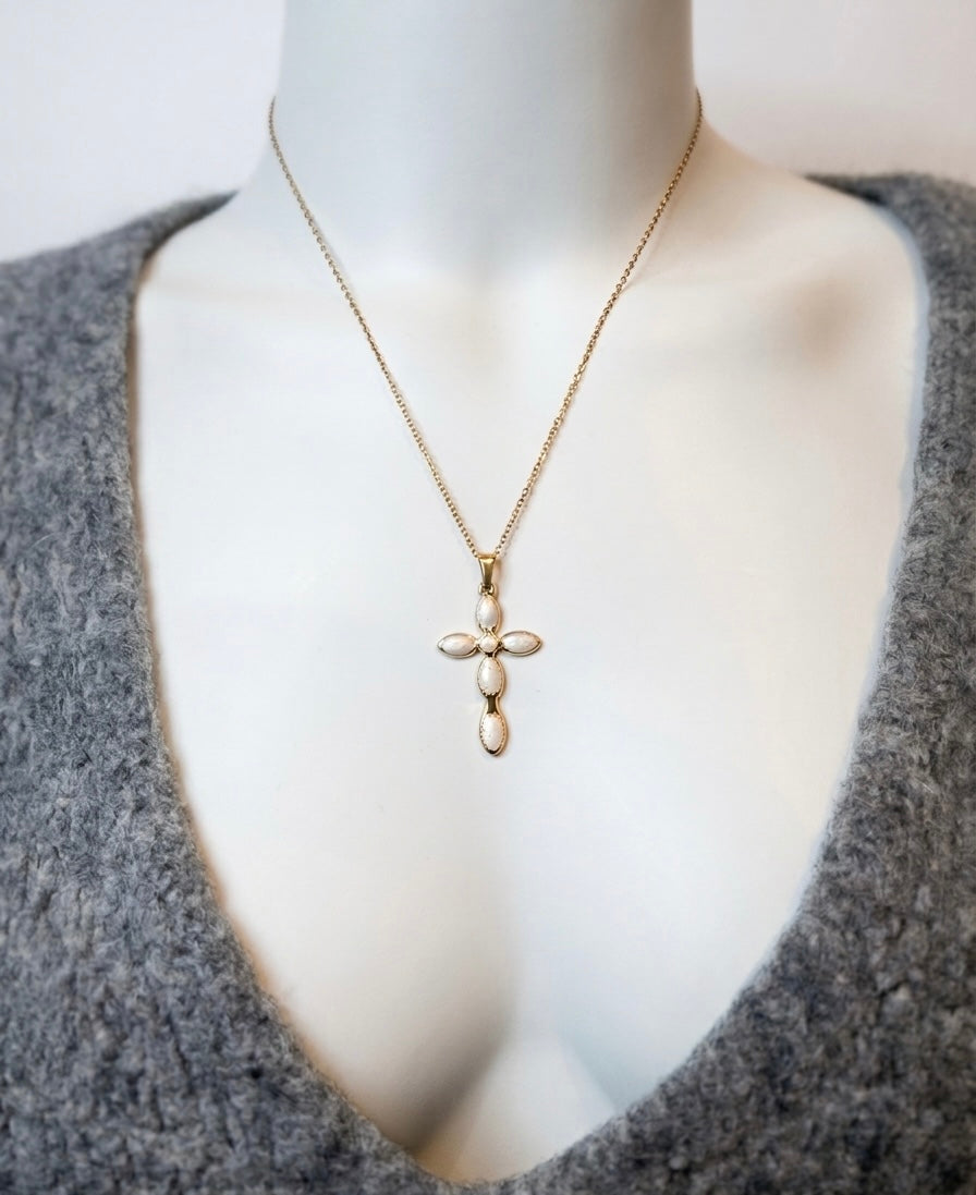 Collier CLÉA blanc