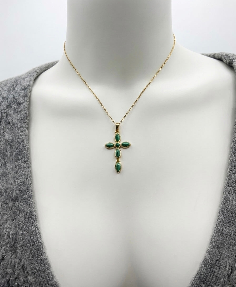 Collier CLÉA vert